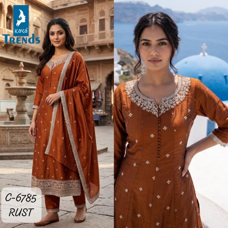 Kaya d.no 6785 work kurti wholesalers in lucknow